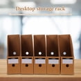 thumbnail image 2 of 5 Pcs Paper File Book Holder Desktop Storage Box Work Office, 2 of 8