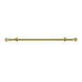 thumbnail image 2 of PowerSellerUSA Decorative Telescopic Metal Curtain Rod, 28 to 48 Inches Contemporary Round PVC Finials, Ultra Durable Brackets 3/4 Inch Diameter Drapery Rod for Window Treatment, Gold-Antique, 2 of 2