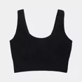 thumbnail image 5 of Fruit of the Loom Women's 360° Stretch Seamless Comfort Longline Sports Bra - Black - 2X-Large, 5 of 5