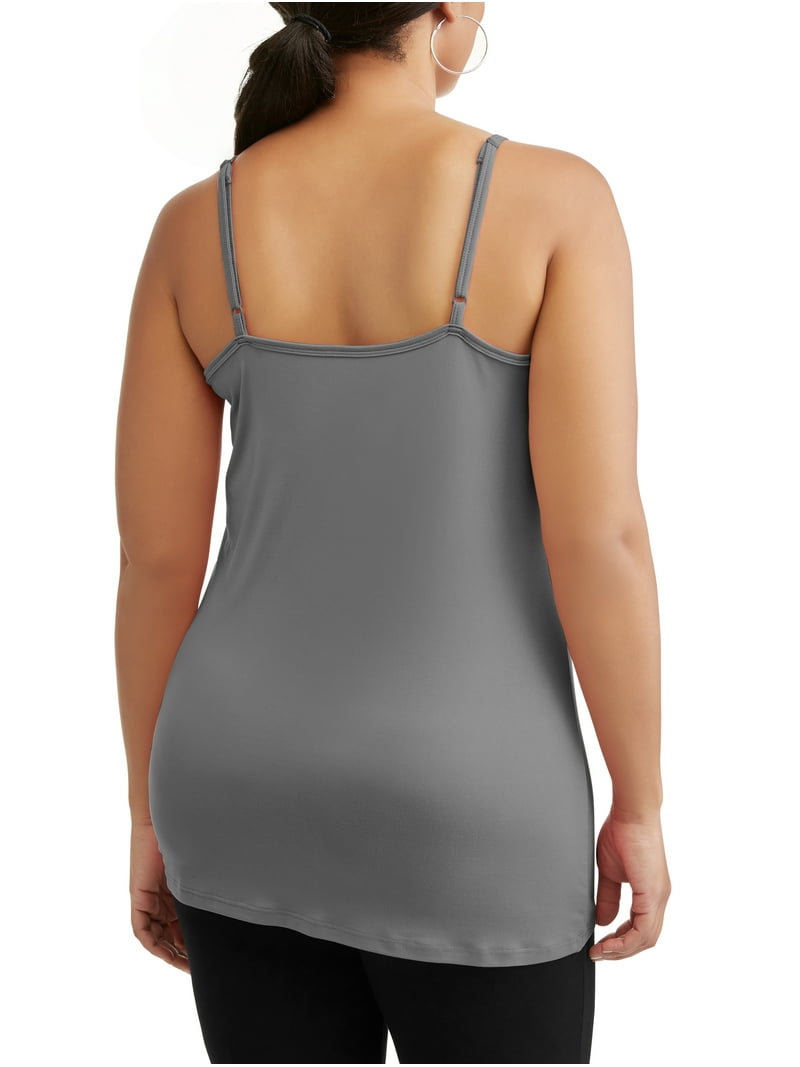 6/22まで出品◇CLANE VOLUME GATHERED CAMI TOPS Terra & Sky women's plus extra long tunic cami - Walmart.com