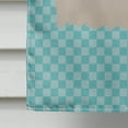 thumbnail image 4 of Carolines Treasures BB8133CHF Fluffy Angora Rabbit Blue Check Canvas House Flag, 4 of 4