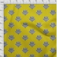 thumbnail image 3 of oneOone Polyester Lycra Fabric Floral Block Printed Craft Fabric BTY 56 Inch Wide, 3 of 4