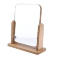 thumbnail image 2 of 2xFoldable Countertop Makeup Vanity Mirror Wood Bedroom Cosmetic 6 Yuyangstore Espejo para maquillarse, 2 of 8