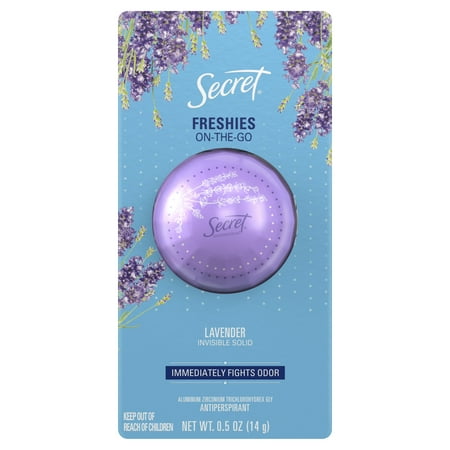 Secret Freshies Invisible Solid Antiperspirant and Deodorant Lavender Scent 0.5 (Best Deo For Female In India)