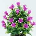 thumbnail image 4 of Artificial Potted Plant Decor Simulation Bonsai Flower Pot for Home Office (Rose Red), 4 of 6