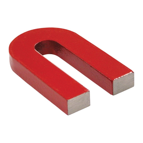 Imán en forma de herradura, fuente magnética, alnico rojo, 3 libras, 1 unidad