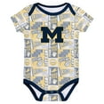 thumbnail image 4 of Infant Michigan Wolverines Sunday Comics 3-Pack Bodysuit Set, 4 of 4