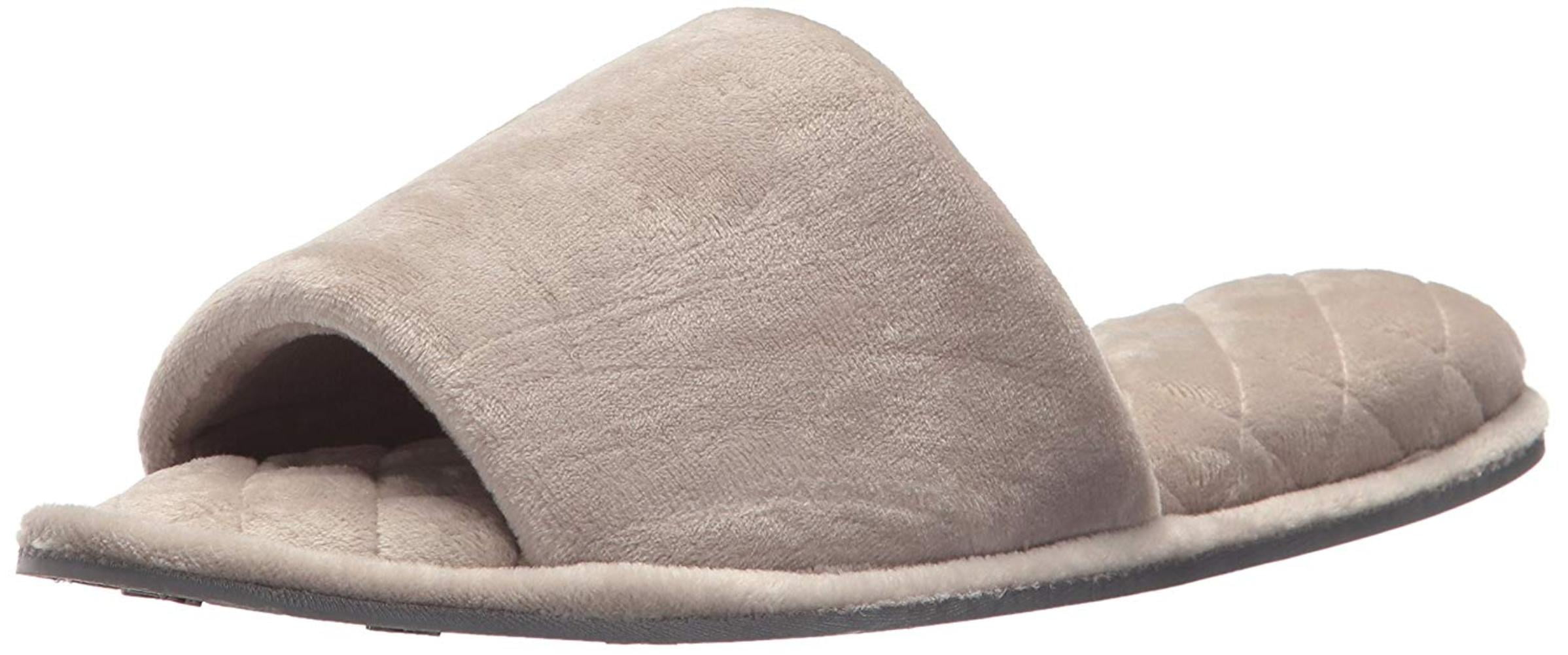 Dearfoams Indoor/Outdoor Women’s Velour Slide Slipper Comfortable