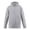 ATHLETIC GREY, variant on Augusta Men's Wicking Fleece Hooded Sweatshirt, White, Small