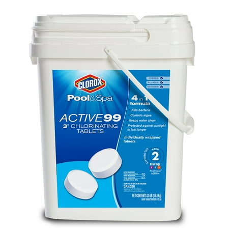 pool clorox tablets spa chlorinating lb