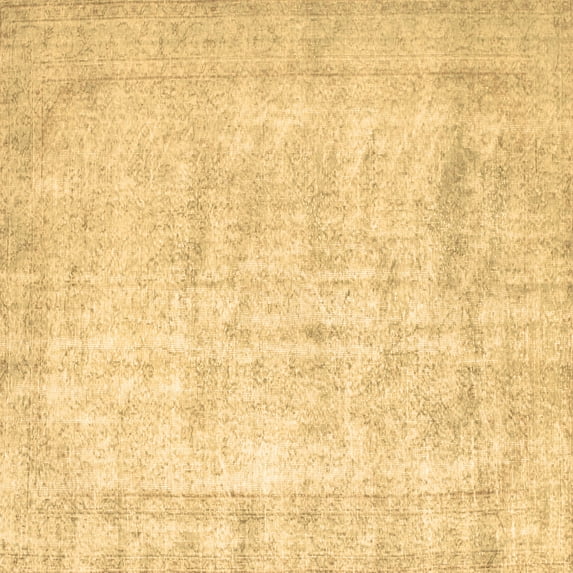 Ahgly Company Indoor Square Persian Brown Traditional Area Rugs, 7' Square