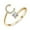 C, variant on Vadktai Initial Rings, Initial Letter Ring for Women, Gold Stackable Alphabet Rings, Adjustable Pinky Ring, Cute Dainty Finger Rings, Valentine's Day Birthday Gifts for Her, Alphabet A-Z