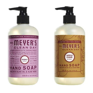 Liquid Hand Soap, 1 Pack Peony, 1 Pack Apple Cider, 12.5 OZ each