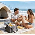thumbnail image 6 of Soft Sided Cooler Bag Insulated 30/48/60 Cans  Large Collapsible & Leakproof Ice Chest For Picnic Beach Camping Travel, 6 of 9