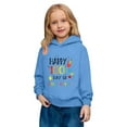 thumbnail image 7 of Wxolcjlv Toddler Girls 100 Days of School Hooded Pullover Sweatshirt Play Long Sleeve Top, Sizes 2-14, 7 of 7