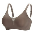 thumbnail image 3 of Everyday Bras for Women Extra Support Sports Bras for Women Wireless Bra for Women Bras for Women Sports Bra Non Removable Pads Custom Sports Bra Light Sports Bras for Women plus Size Bras Khaki XL, 3 of 3
