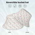 thumbnail image 2 of Bingfone Summer Floral Bucket Hat for Men Women,Packable Reversible Printed Sun Hats,Fisherman Outdoor Travel Hiking Beach Caps, 2 of 7