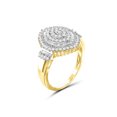 thumbnail image 2 of JewelersClub White Diamond 1 Carat Ring with 14K Gold over Silver for Women & Girls, 2 of 4