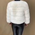 thumbnail image 2 of Abrigo de piel sintética para mujer, mullida Chaqueta corta de alta calidad, Tops peludos a la moda, otoño e invierno, 2024, 2 of 5