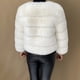thumbnail image 2 of Abrigo de piel sintética para mujer, mullida Chaqueta corta de alta calidad, Tops peludos a la moda, otoño e invierno, 2024, 2 of 5