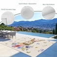 thumbnail image 3 of Bunny Easter Outdoor Rug 6x9 Ft - Reversible Patio Rug Outdoor Camping Rugs, Spring Floral Pastoral Rabbits Rustic Washable Indoor Outdoor Area Rugs, Non-Slip Outdoor Carpet Runner for Deck/Porch, 3 of 8