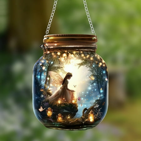 

Acrylic Window Hanging Bottle Shape Stained Christmas Ornaments Wall Art Acrylic Panel For Home Decor For Daughter