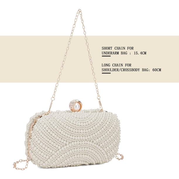 Sac à main brodé à pompons pour femme, sac de soirée, fête, bal Sac à main brodé à pompons pour femme, sac de soirée, fête, bal