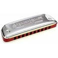 thumbnail image 2 of Hohner Golden Melody Harmonica - Key of G Bundle with Zip Case, Instructional Manual, and Austin Bazaar Polishing Cloth, 2 of 3