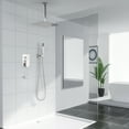 thumbnail image 2 of Kichae 12" Ceiling Mounted Rain Shower Faucet System with Tub  Spout, 2 of 5
