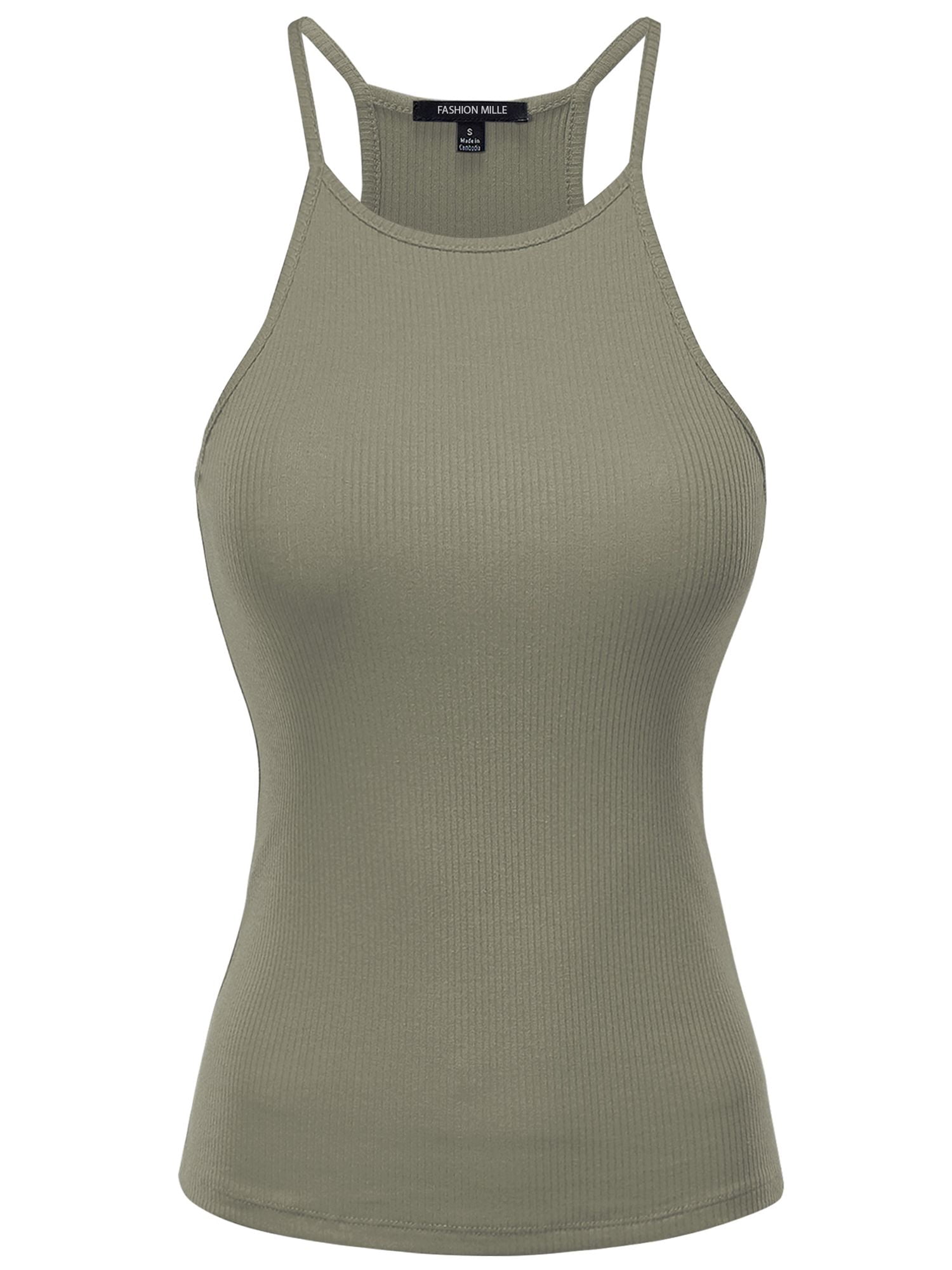 Women & Plus Seamless Triple Criss Cross Front Long Cami Tank Top