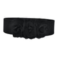 thumbnail image 1 of Cinturón de cintura elástica Cinturón ancho de la aleación para mujeres para la decoración de la blusa de ropa Negro, 1 of 8