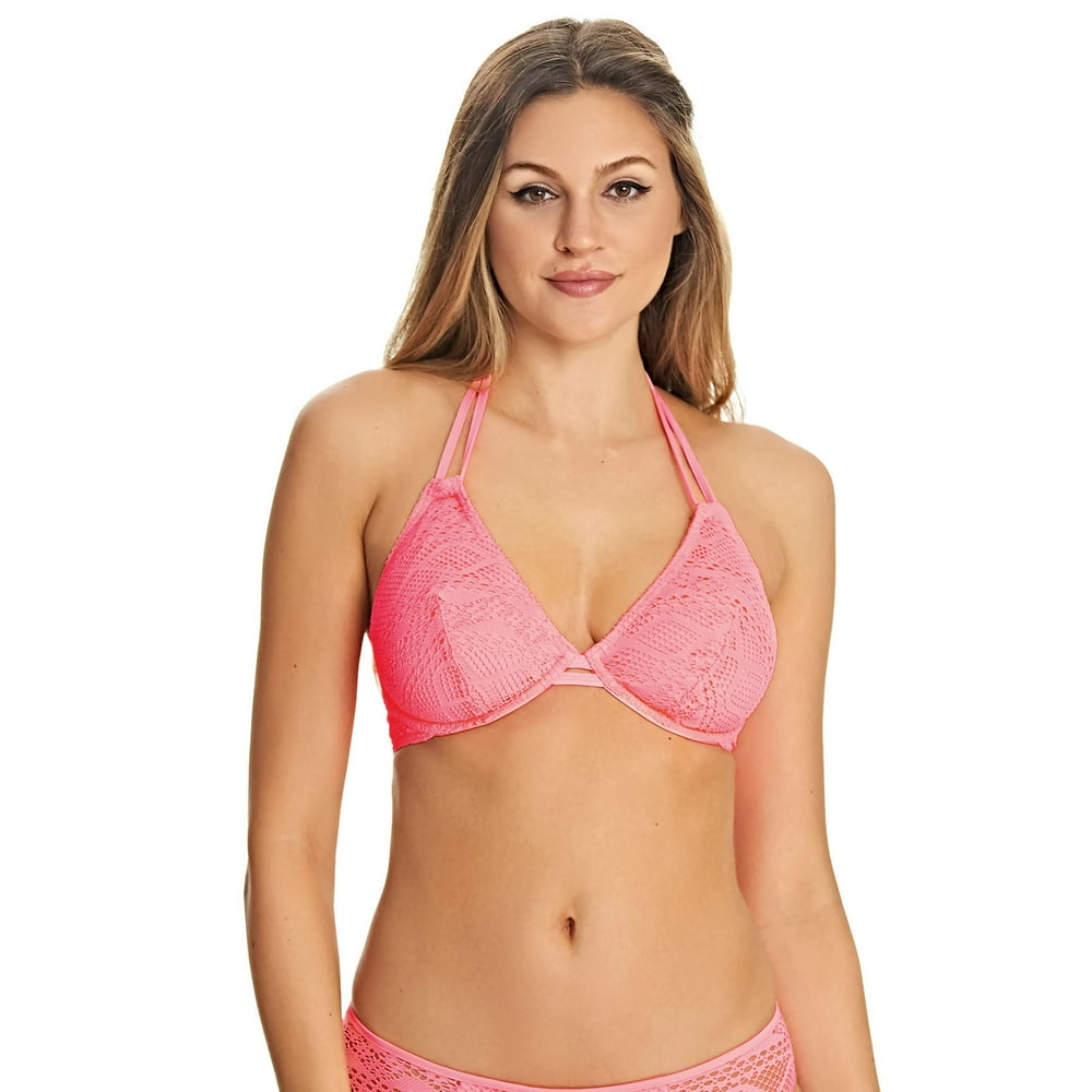 Freya Freya Womens Sundance Underwire Bandless Halter Bikini Top