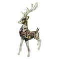 thumbnail image 3 of Figurines de Renne Ornement Nordique Figurines de Cerf Statue de Cerf Déco Animal Noir, 3 of 8