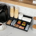 thumbnail image 5 of Mind Reader Cup and Condiment Station, Countertop Organizer, 17.87"L x 9.5"W x 6.62"H, Black, 5 of 8