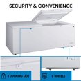 thumbnail image 4 of Kenmore 21 cu. ft. Convertible Chest Freezer/Refrigerator, 595L, White – Versatile & Spacious for Home or Garage, 4 of 7