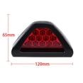thumbnail image 2 of Lefu 1PCS Feu Arrière de Voiture Style F1 LED Feux de Freinage Anti-Buée Lampe Rouge Lentille Nouveau, 2 of 10