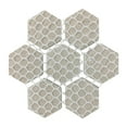 thumbnail image 7 of Renovators Supply Porcelain Mosaic Hexagon Glossy White Floor and Wall Tile 23 Tile Sheets 10.25" x 11.8" Total 19.3 SQ FT, 7 of 7