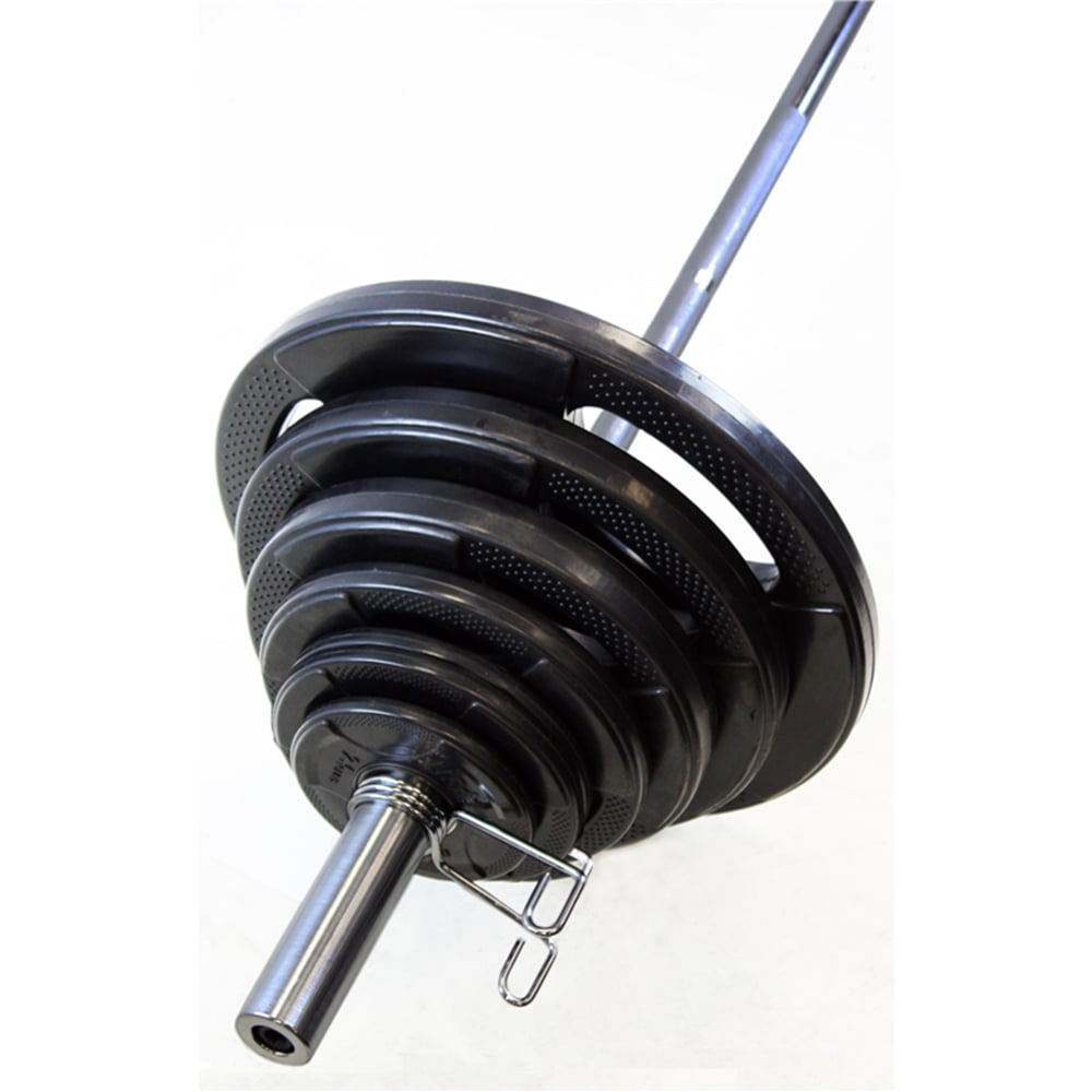 Harvil Olympic Rubber Encased Grip Weight Set 300 Pounds. Includes