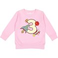 thumbnail image 2 of Inktastic 3rd Birthday Outer Space Theme Toddler Sweatshirt, 2 of 4