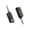light black, variant on 2PCS Standard Headphone Adapter 3.5mm Male To Type C Female Converter 16bit/48KHz For Clear Music Playing