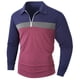 thumbnail image 4 of Ceisia Men Color Block Long Sleeve Zipper Casual Daily Outdoor Versatile Gift Fashion Athletic Top, 4 of 9
