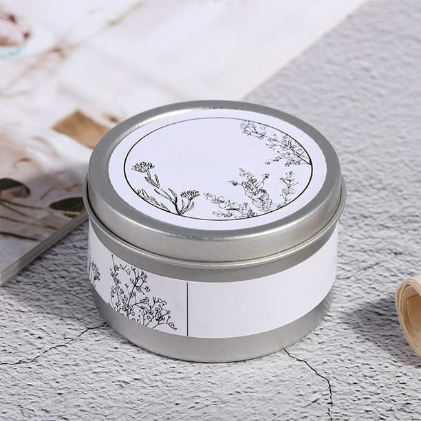 Vela de Cristal con Flores Secas para Aromaterapia, Regalo de San Valentín, Hojalata, Aromaterapia, Regalo de Mano