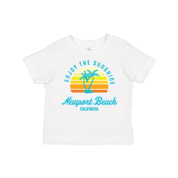 Inktastic Summer Enjoy the Sunshine Newport Beach Florida in Blue Boys or Girls Toddler T-Shirt