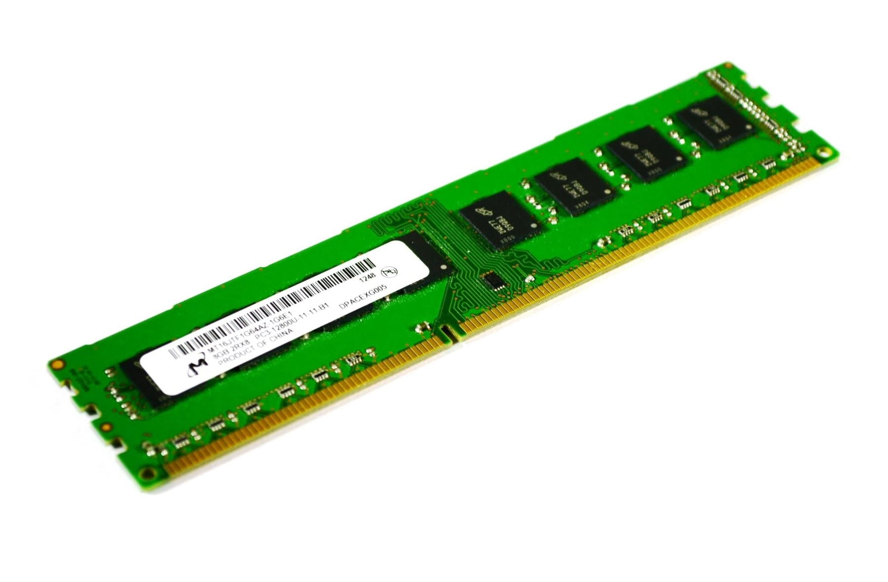 Micron 8GB DDR3 2Rx8 PC3 12800U MT16JTF1G64AZ 1G6E1 Desktop RAM
