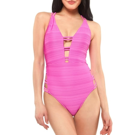 Jessica Simpson Women S Contemporary Basic Solids Double Strap Plunge One Piece Swimsuit Accuweather Shop Jessica Simpson Women S Contemporary Basic Solids Double Strap Plunge One Piece Swimsuit Accuweather Shop