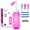 Pink, variant on Neti Pot Nettie Bottle Nasal Sinus Rinse 30 Salt Packets Pressure Nose Irrigation Wash Cleaner for Adult Kids BPA Free 300 ml netty bottle with Saline Packets Sticker Thermometer(Blue)