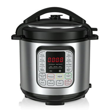 Cikuci Electric Pressure Cooker, Multi-Functional Slow Cooker, Rice Cooker, Saute Pan, Soup Pot, Egg Cooker, Warmer, Preset Cooking(6 Quart)