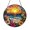 Acrylic 3.5 Inch, variant on Fantasy Beach Sunset Stained Glass Window Decor – Handmade Coastal Hanging