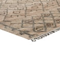 thumbnail image 3 of Ella 5 x 8 Area Rug, Beige Handwoven Jute, Fringes, Tribal Geometric Design- Saltoro Sherpi, 3 of 5