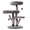 Gray, variant on Sopapets 44" H Solid Wood Cat Tree with Luxe Faux Fox Fur, Heavy Duty Tower for Large Cats